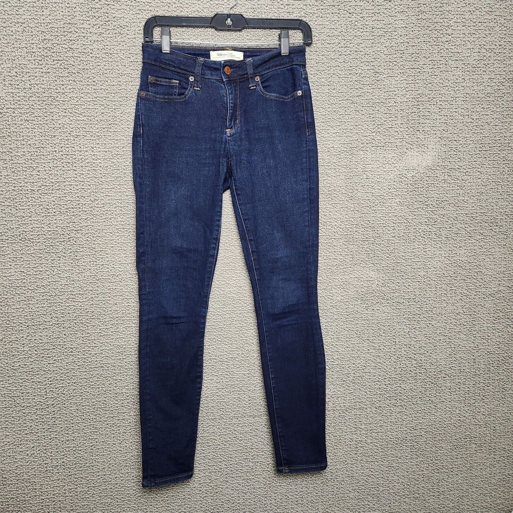 GAP Women's Navy Blue Denim Skinny Jeans Size 25